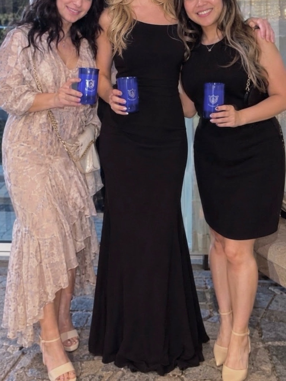 Black Sleeveless Mermaid Maxi Dress - Brand Unspecified